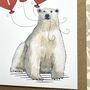 Polar Bear I Love You Valentine's Card, thumbnail 3 of 3
