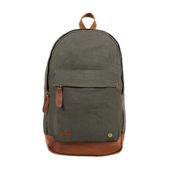 Personalised Canvas Classic Backpack/Rucksack, 8 of 12