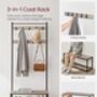 Vintage Hat Coat Rack Stand Organiser With Shoe Bench, thumbnail 3 of 8