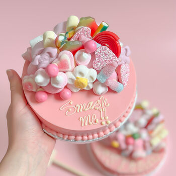 Mini Pink Smash Cake, 2 of 10