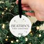 Personalised Baby's First Christmas Bauble, thumbnail 10 of 10