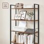 Five Tier Bookcase Storage Unit Industrial Steel Frame, thumbnail 6 of 12