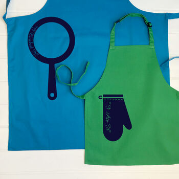 Personalised Cooked It Ate It Apron Set, 2 of 9