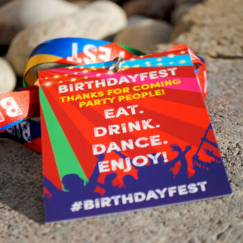 Birthdayfest Festival Theme Birthday Party Vip Lanyards, 7 of 12