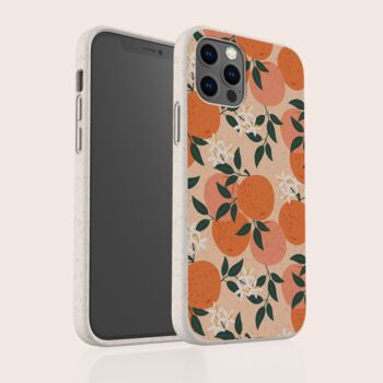 Orange Blossom Biodegradable Phone Case, 4 of 8