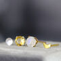 Celestial Sun And Moon Stud Earring Set, thumbnail 2 of 10