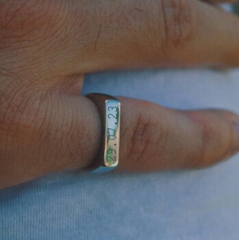 Personalised Signet Ring, 5 of 10