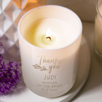 Personalised Bridesmaids Engraved Scented Candle, 4 of 6