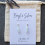 Amazonite Droplet Earrings, thumbnail 2 of 4