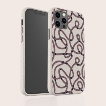Abstract Lines Biodegradable Phone Case, 4 of 9