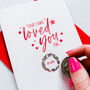 Personalised Scratch Off Days I've Loved You Card, thumbnail 1 of 5