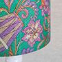 Emerald Vintage Silk Sari Lampshade, thumbnail 4 of 6