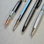 Black And Silver Metal Four Piece Pen Gift Set, thumbnail 5 of 7