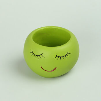 G Decor Smiling Pair Peas In The Pod Planter, 5 of 7