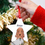 Personalised Dog Breed Christmas Decoration Bold, thumbnail 8 of 12
