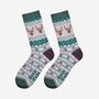 Men's Bamboo Socks Stag Fair Isle Grey, thumbnail 1 of 5