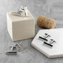 Personalised Bar Cufflinks, thumbnail 7 of 9