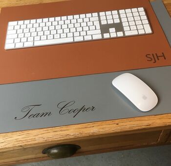 Large Leather Desk Mat, 8 of 12