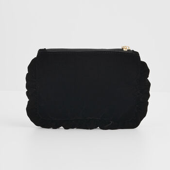 Aurora Embroidered Black Medium Pouch, 5 of 7