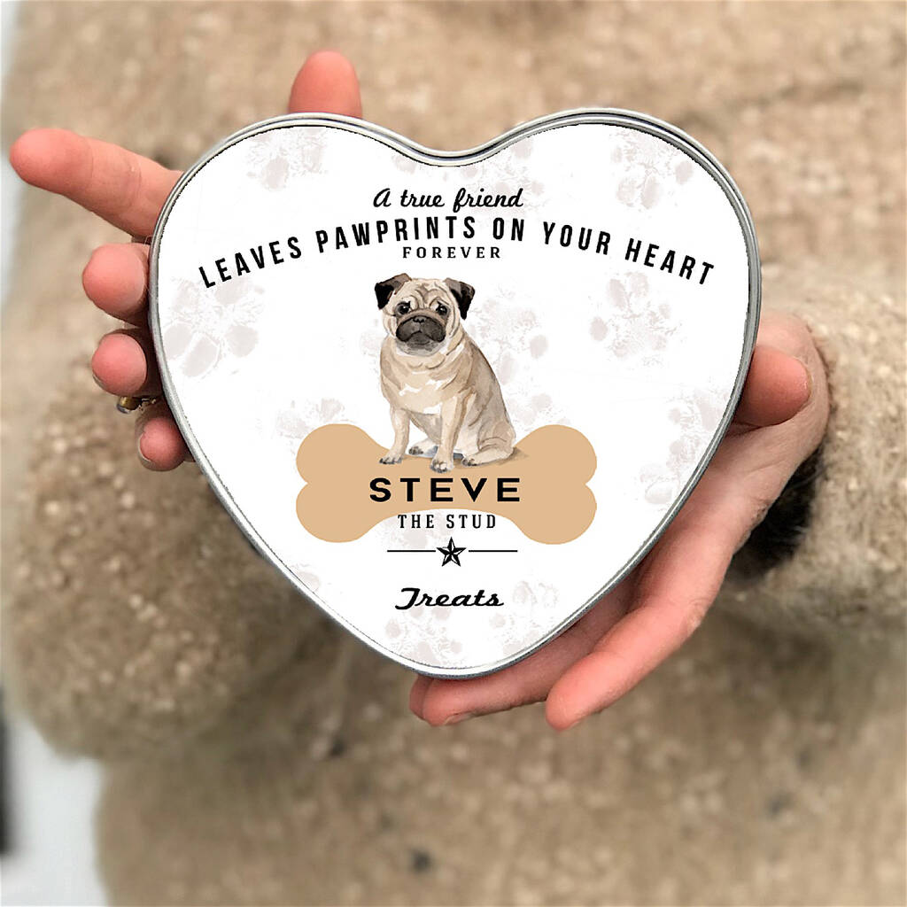 'Pawprints On Your Heart' Dog Tin 80 Breeds Available, 1 of 10