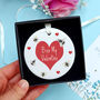 Valentine's Day Ceramic Hanging Gift, thumbnail 5 of 5