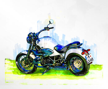 Custom Motorbike Print, 4 of 5