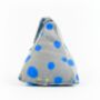 Hand Painted Linen Sustainable Doorstop In Polka Dot Print, thumbnail 5 of 10
