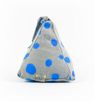 Hand Painted Linen Sustainable Doorstop In Polka Dot Print, 5 of 10