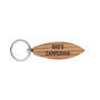 'Dad's Campervan' Oak Surfboard Keyring, thumbnail 3 of 3