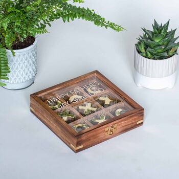 Personalised Luxury Wooden Tic Tac Toe Game, 2 of 9