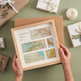 Remember When… Personalised Five Map Print Gift, thumbnail 3 of 8