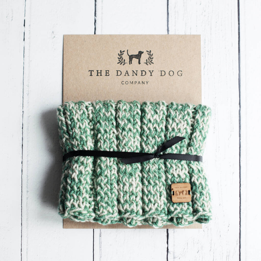 Woollen Snood For Dog By The Dandy Dog Company