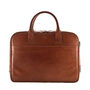Luxury Leather Laptop Bag For Macbook. 'The Calvino', thumbnail 2 of 12