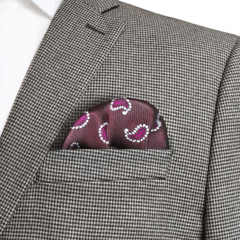 Luxury Versatile Men's Pocket Square For All Occasions, 5 of 12
