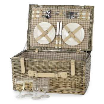 Christmas Picnic Basket Hamper, 3 of 4