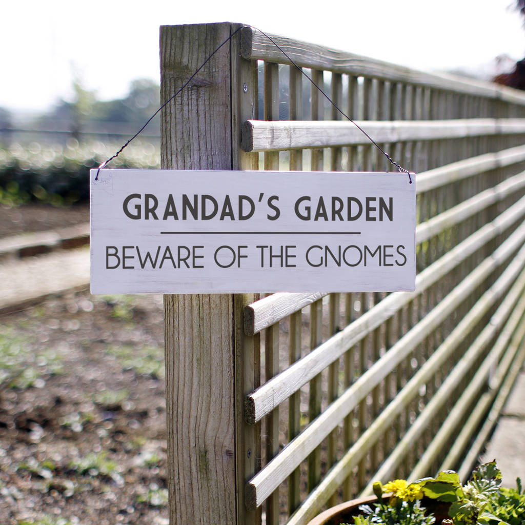 personalised hanging garden sign by jonny's sister