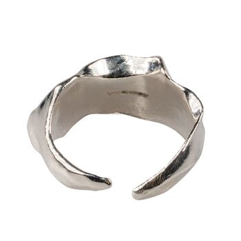 Tempus Sterling Silver Cast Ring, 3 of 6