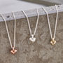 Sweetheart Solid Silver, Gold Or Rose Gold Pendant, thumbnail 2 of 9