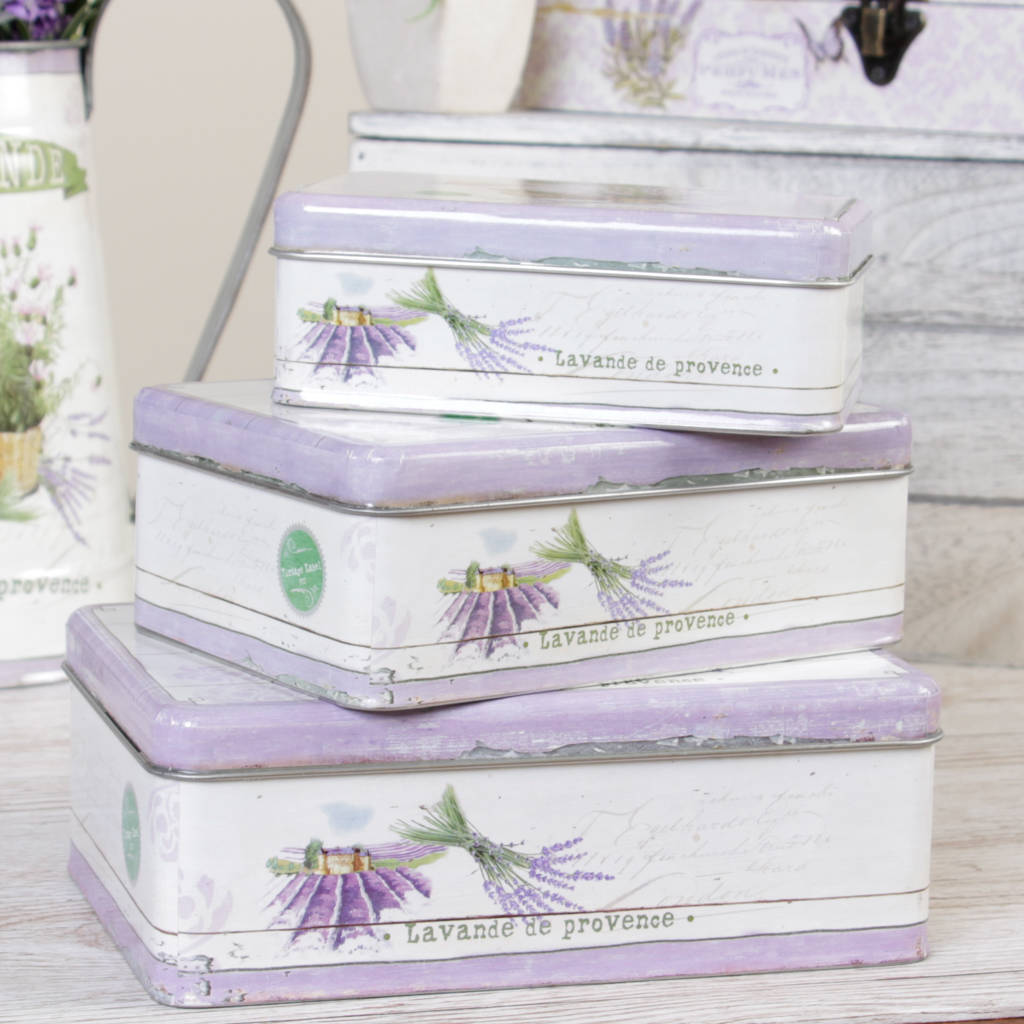 French Lavender Keepsake Storage Selection By Dibor