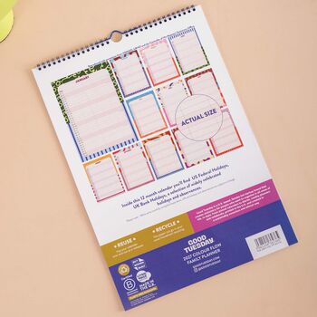 2027 A3 Family Wall Calendar | Colour Flow, 7 of 8