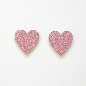 Two Pack Of Pink Heart Wall Hooks, 2 of 5