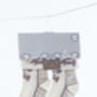 Set Of Three Neutral Children's Socks, thumbnail 1 of 3