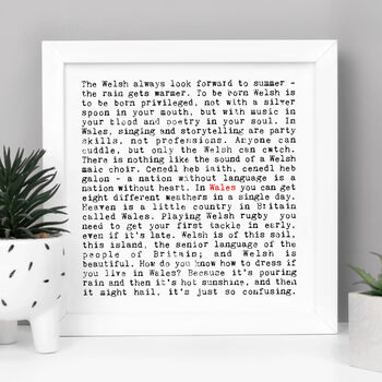 Wales Quotes Print, Welsh Gift, 3 of 10