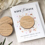 Wedding Save The Date Magnet Wildflower Cards, thumbnail 5 of 9