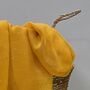 Sparkle Scarf In Mustard Yellow, thumbnail 2 of 3