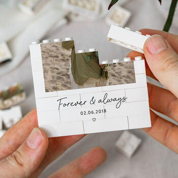 Personalised Romantic Couple Photo Block Keepsake Gifts, 6 of 10