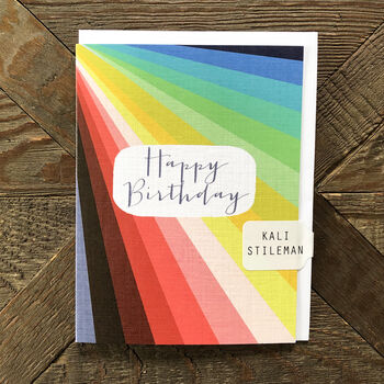 Mini Colourful Birthday Card, 5 of 5