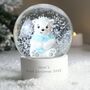 Personalised Polar Bear Snow Globe Gift, thumbnail 3 of 3