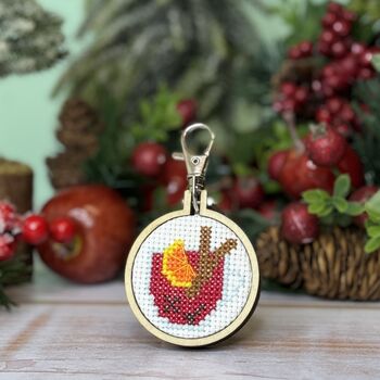 Spice Spice Baby! Christmas Mini Matchbox Cross Stitch Kit, 4 of 5