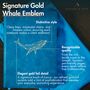 Blue Whale A5 Journal With Strap, Bookmark And Pen Holder, thumbnail 4 of 6